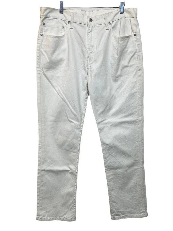 women's skinny denim jeansLevi 511 White Jeans (36x29)