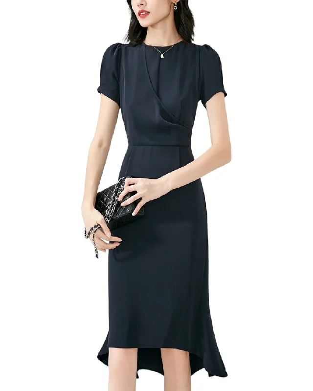 women's flutter-sleeved dressesOnebuye Midi Dress