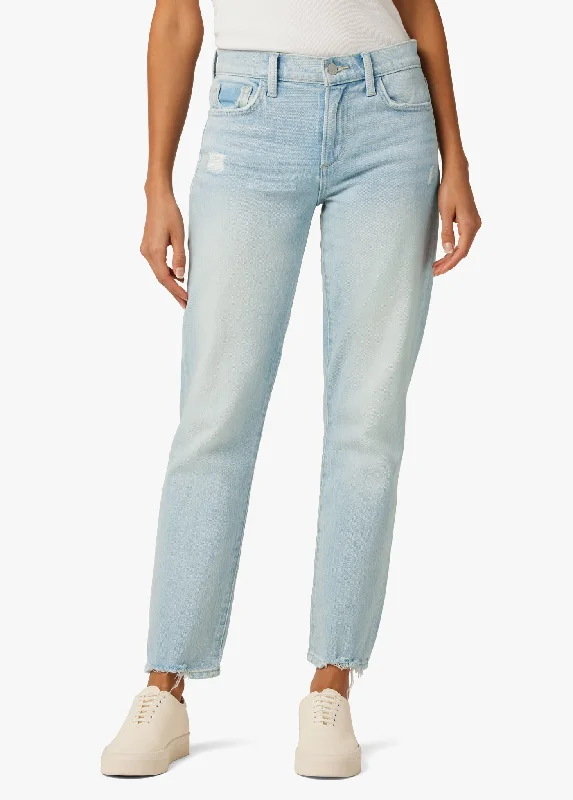 women's denim jeans with leather back pocketsTHE LARA