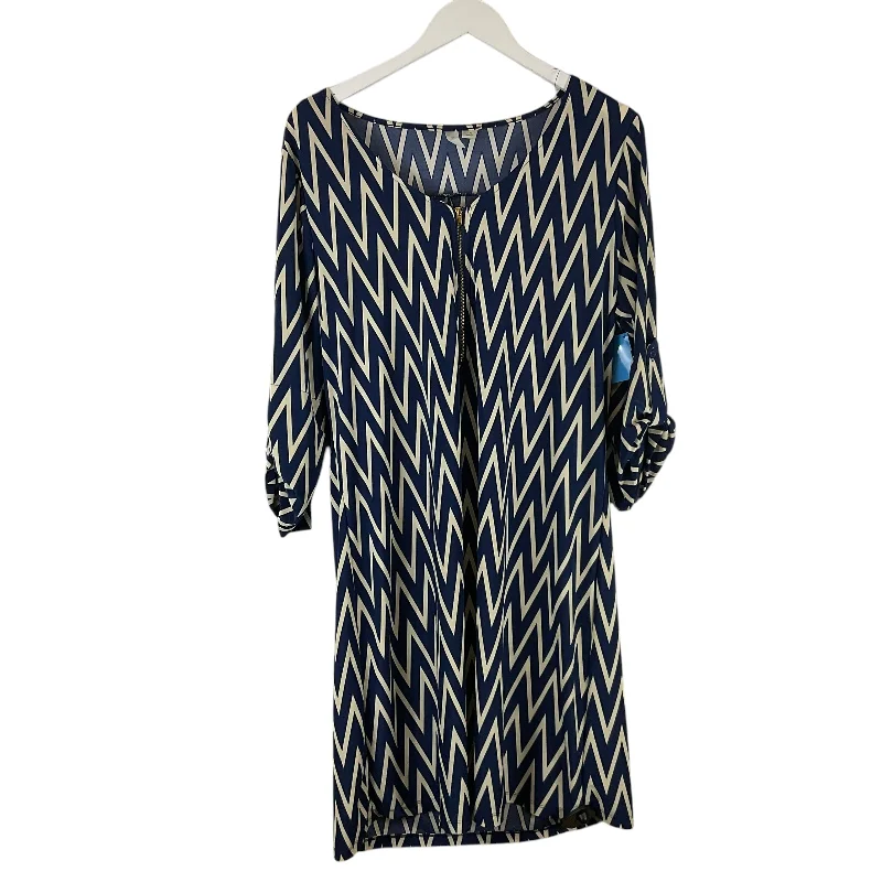 women's casual Friday dressesDress Casual Midi By Tacera In Navy, Size: 1x