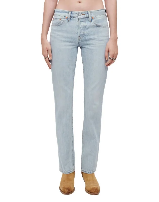 women's denim jeans for a cozy weekendAnderson Straight Jeans In Maliblue