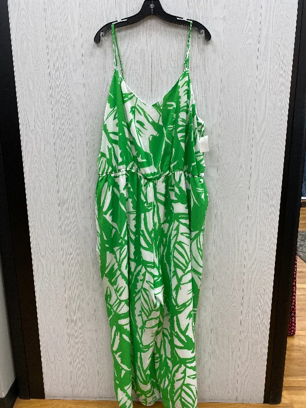 women's formal jumpsuitsJumpsuit By Lilly Pulitzer In Tropical, Size: 3x