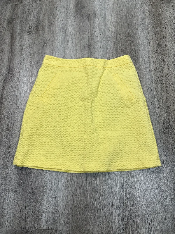 women's tulip skirtsSkirt Mini & Short By Limited In Yellow, Size: Xs