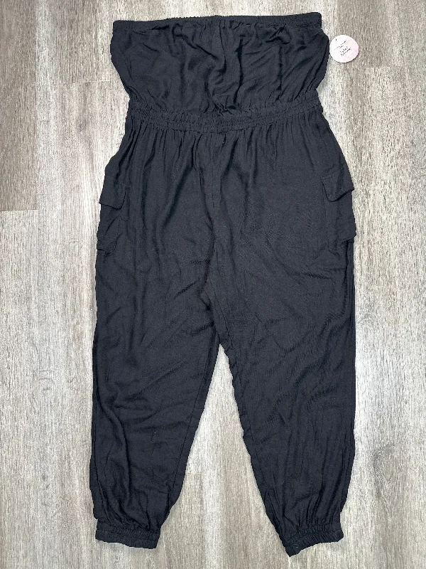 women's high-slit jumpsuitsJumpsuit By Rue 21 In Black, Size: 3x