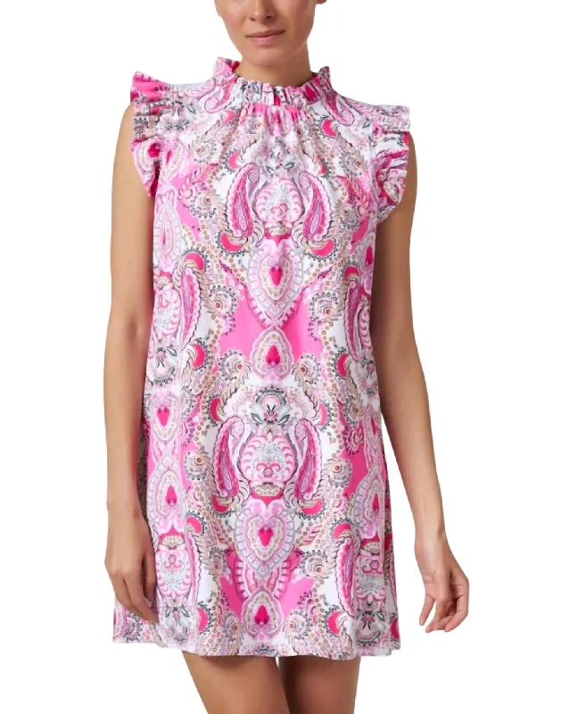 women's designer dressesShari Mini Dress In Oasis Paisley Peony