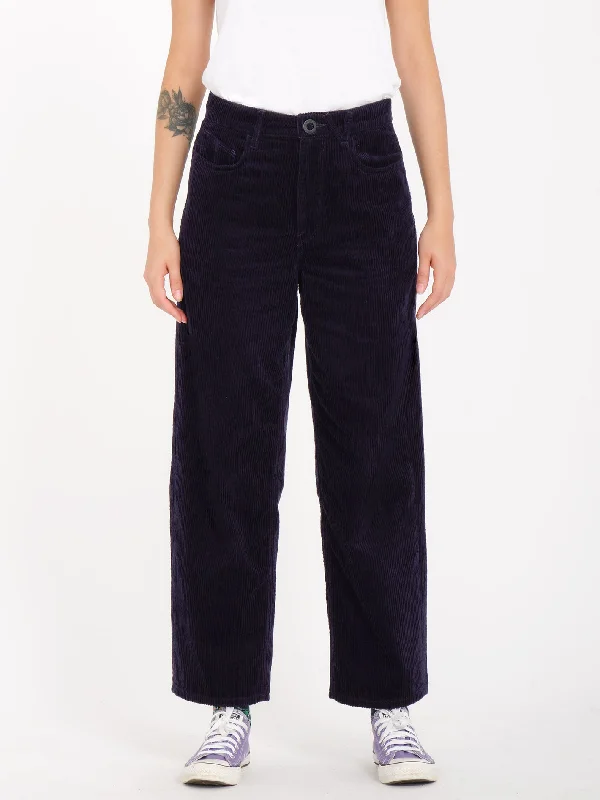 women's denim jeans with embroidery on pocketsWeellow Corduroy Trousers - ECLIPSE