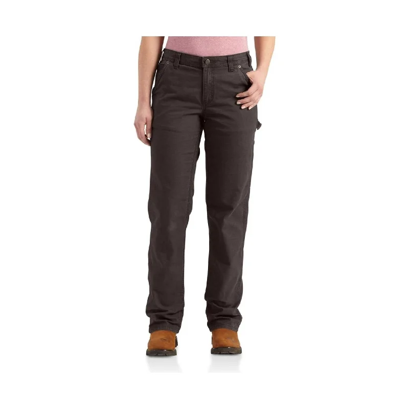 women's sophisticated pantsCarhartt Women's Original Fit Crawford Pant - Dark Brown - ONLINE STORE CREDIT/EXCHANGE ONLY