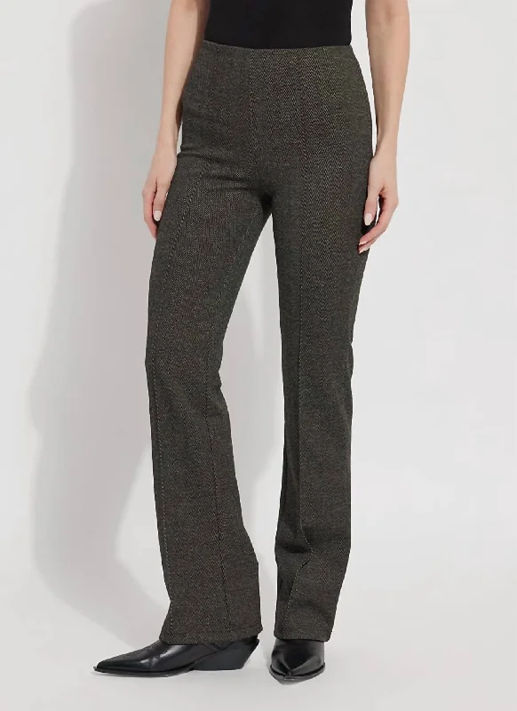 women's bell-bottom pantsElysse Wide Leg Pant In Smoked Herringbone