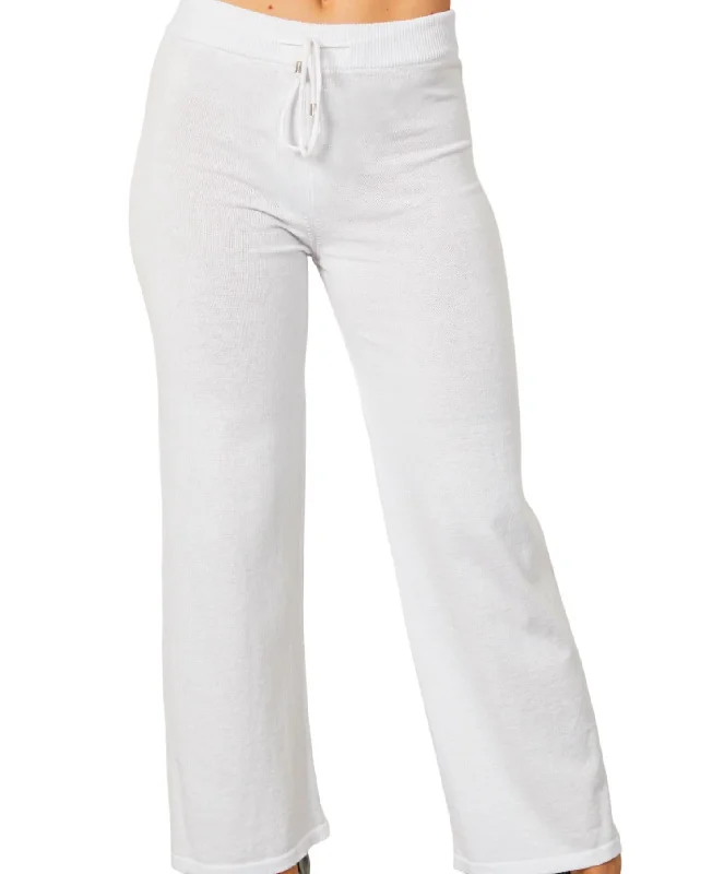 women's nursing pantsLounge Pant In White