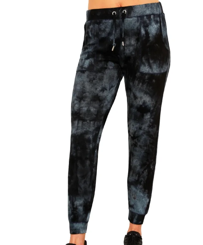 women's travel pantsMarble Wash Joggers In Storm