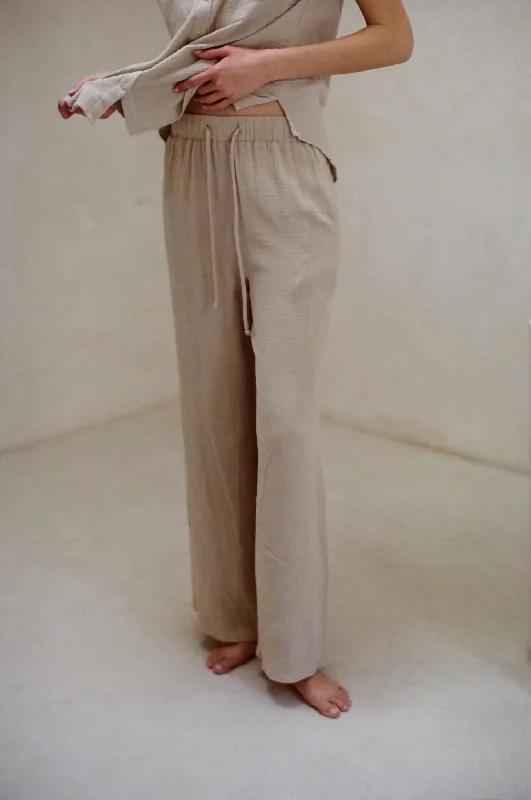 women's retro pantsSunrise Sail Pants In Taupe