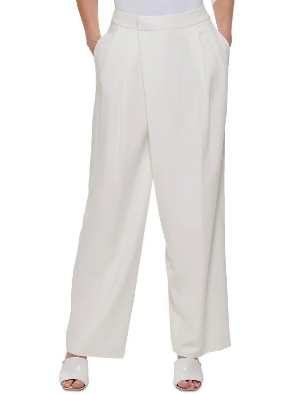 women's retro pantsWomens Pleated High Rise Dress Pants