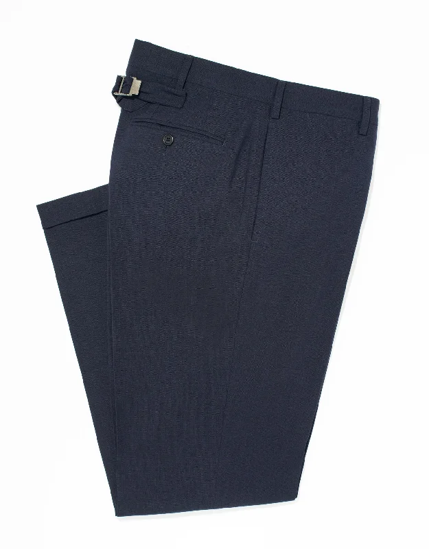 women's eco-friendly dressesNAVY TRIM FIT TROUSERS