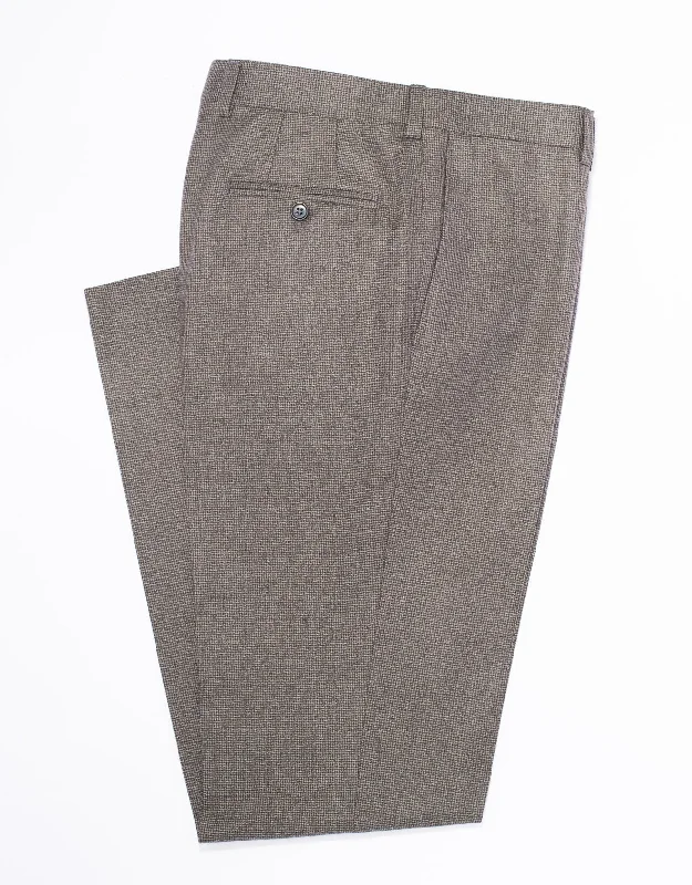 women's cocktail dressesTAN CHECK TROUSERS