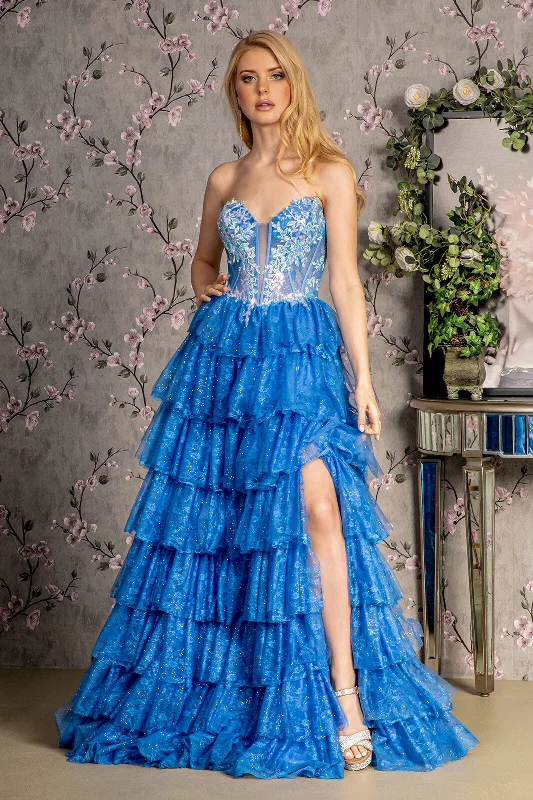 women's unique dressesLong Formal Sequin Prom Dress