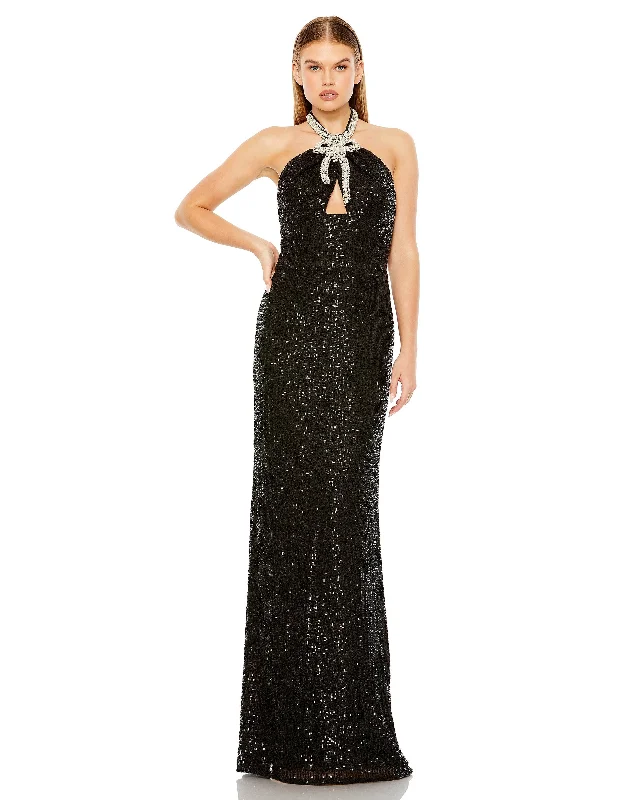 women's bridesmaid dressesMac Duggal 27410 Long Formal Prom Sequin Dress