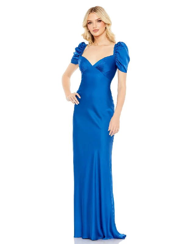 women's cotton dressesMac Duggal 68332 Fitted Long Formal Prom Gown