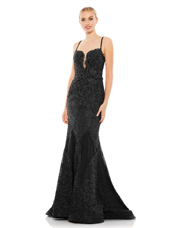 women's empire waist dressesMac Duggal A79082 Long Formal Fitted Prom Gown