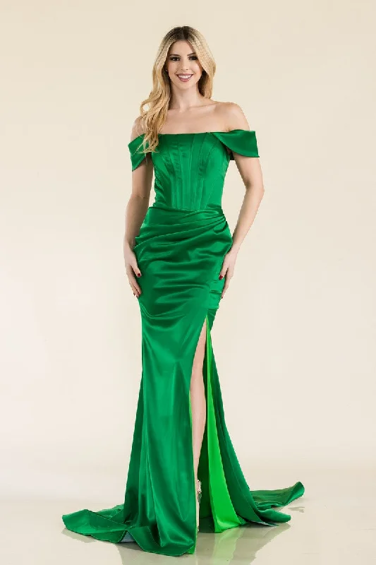 women's pear-shaped body dressesPrima Dress SA502311 Long Fitted Formal Prom Dress